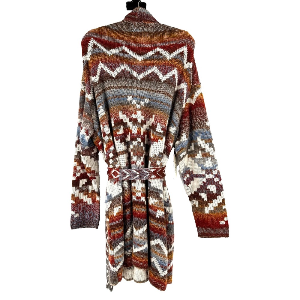 NEW Idyllwind Women's Myhr Southwestern Cardigan Sweater XXL Wool Cowgirl Duster - Picture 5 of 11